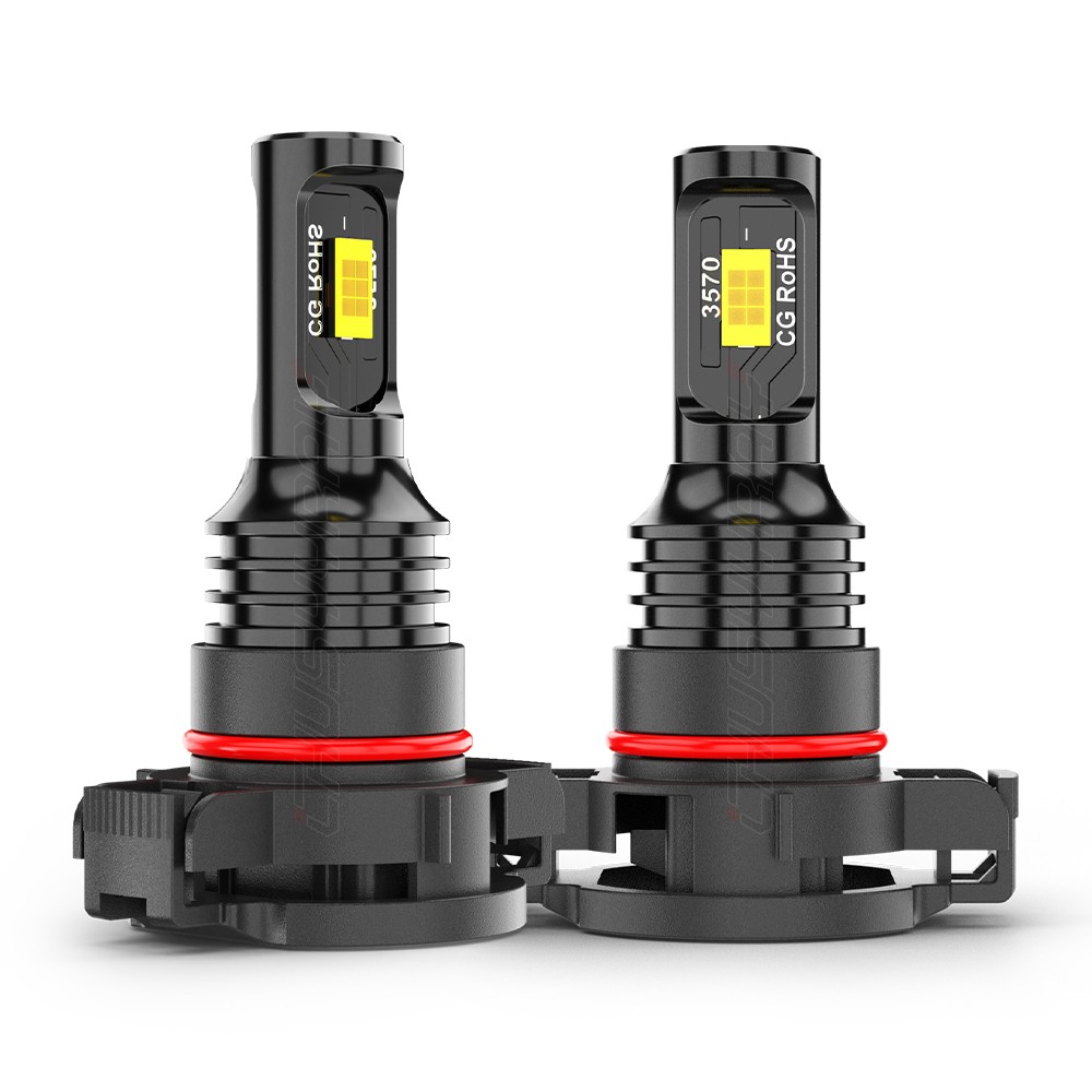 CHUSYYRAY CANBUS H16 5202 LED Fog Light Bulb 6000K White Extremely Bright 4000lm
