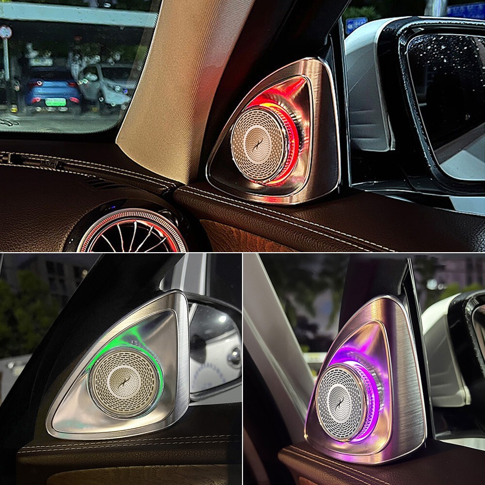 4D Rotation Speaker Tweeter for Mercedes Benz W205 CClass 2019-2021 64 colors