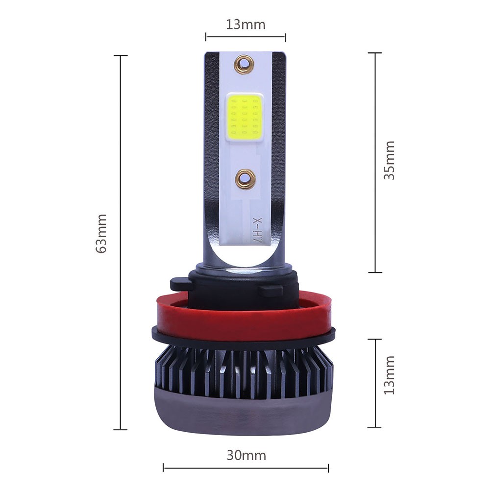 Combo 9005+H11 LED Headlight Super Bright Bulbs Kit White 720000LM High/Low Beam