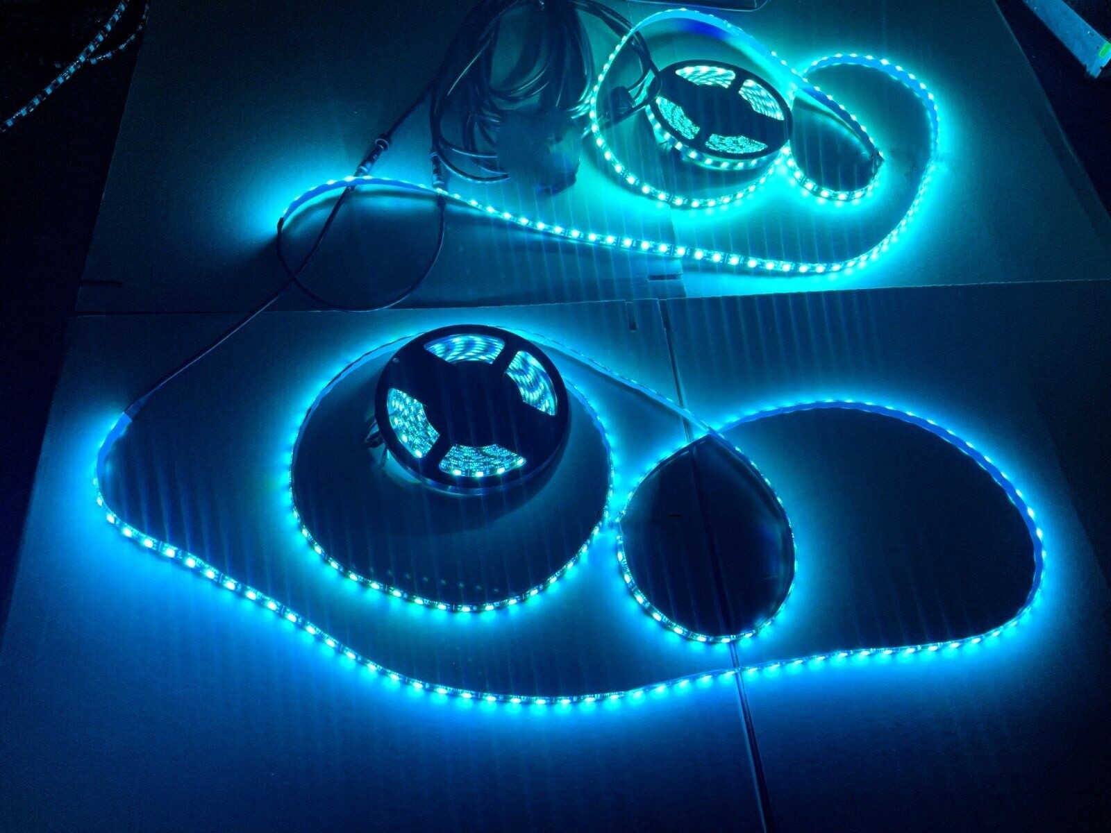 Full Tinted / Clear IP65 CHASING Dynamic Light Strips for Slingshot Motorcycle