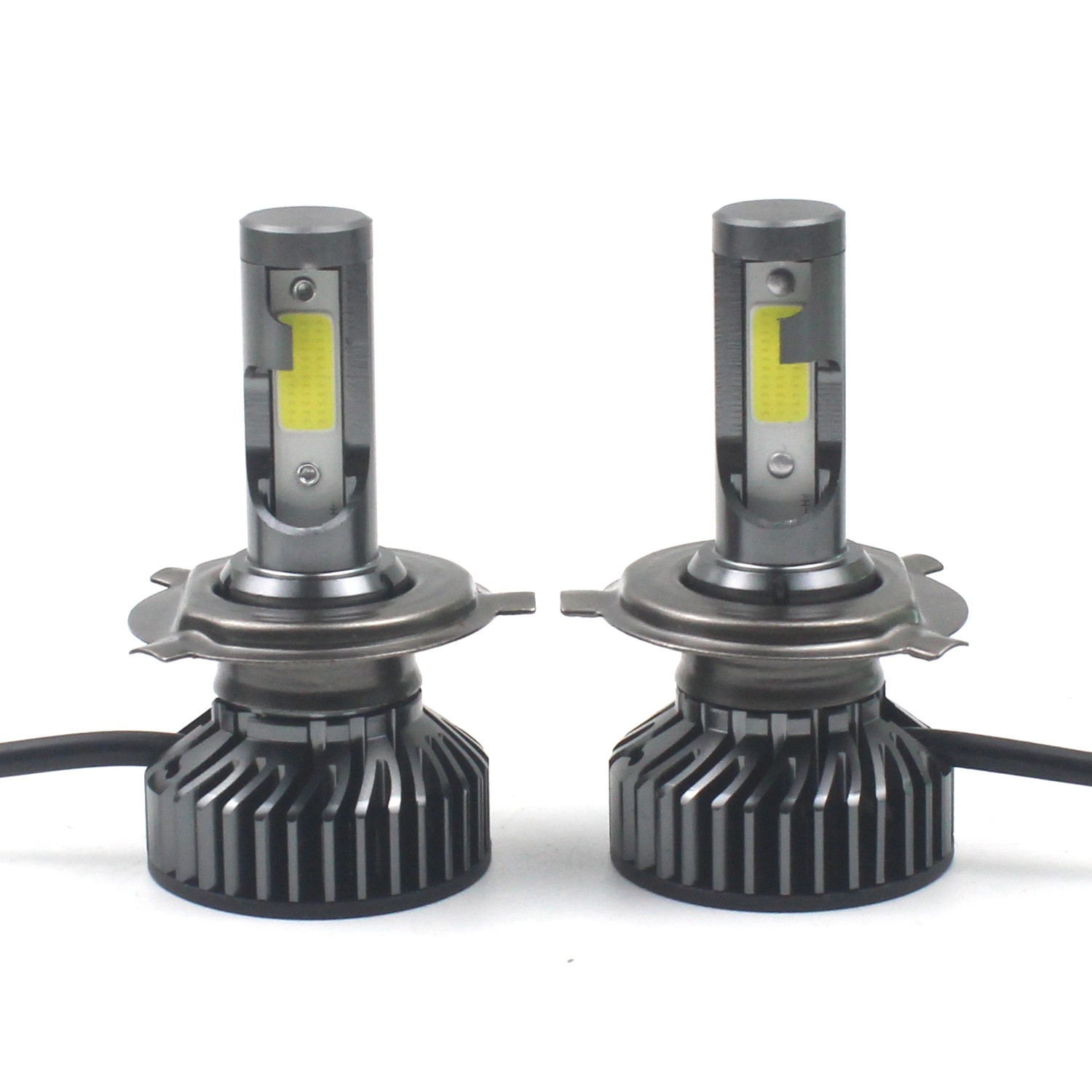 Built-in fan 9003 H8/H9 LED Kit High Low Fog Bulbs Beam 6000K White 20000LM