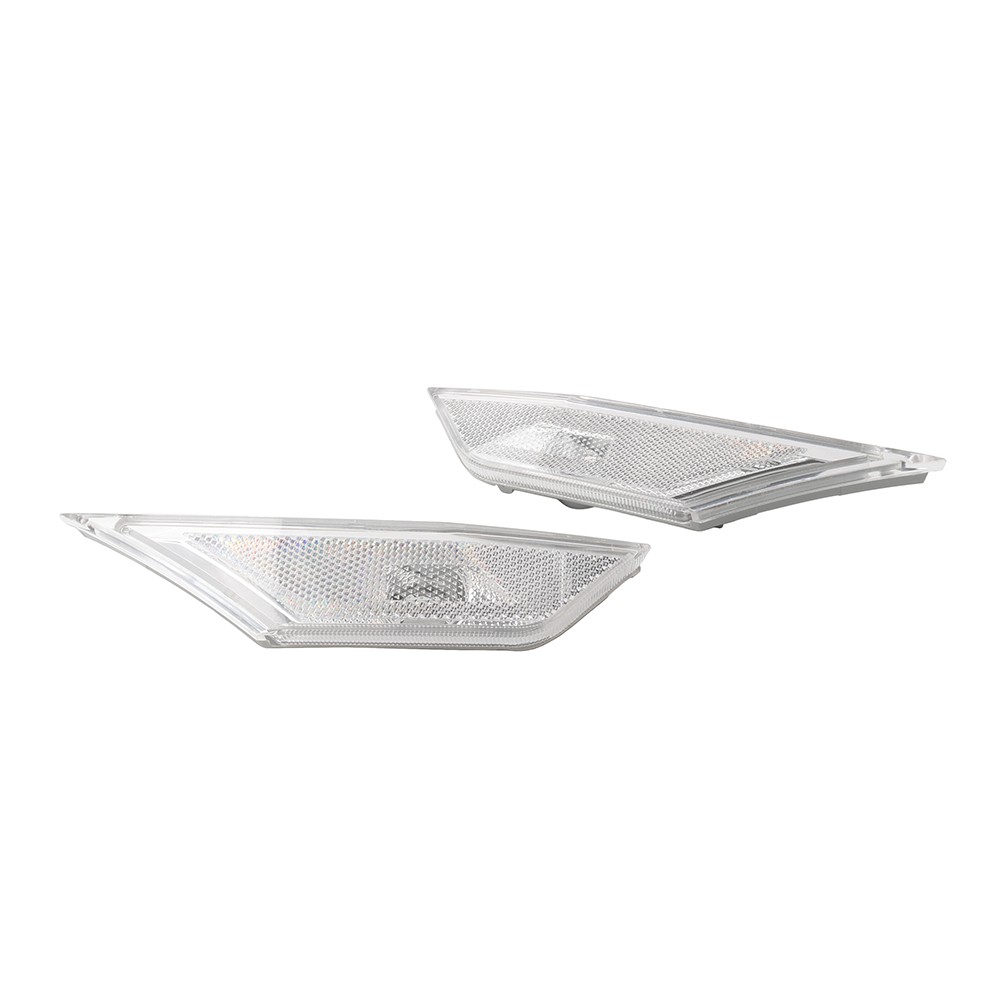 2pcs Clear Side Marker Lamp Turn Singal Light With Bulbs For Honda Civic 2016-21