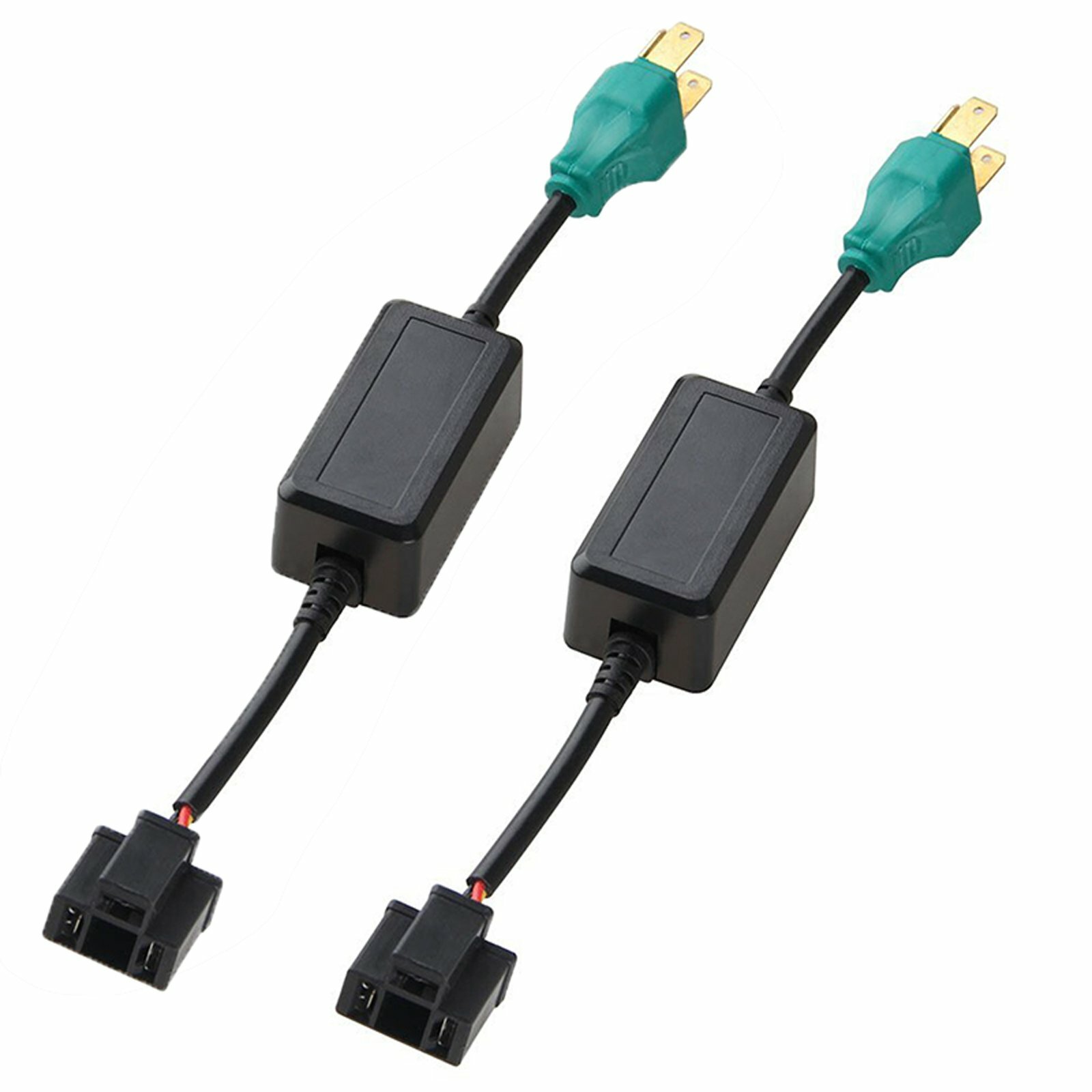 Pair H4 9003 LED Headlight Canbus Load Resistor Decoder Error Free Anti Flicker