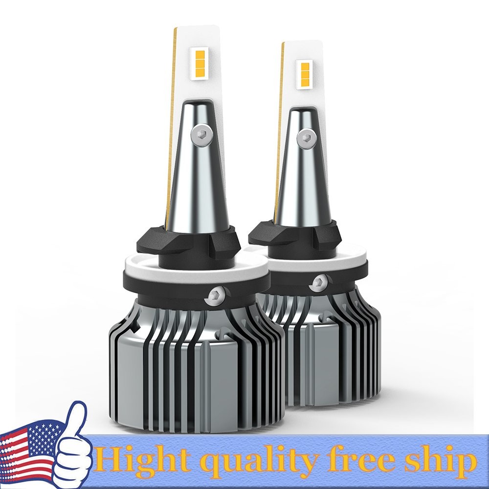 Auxito 880 881 892 LED Fog Driving Light Lamp 4000LM 100W 3000k Yellow Golden 2x