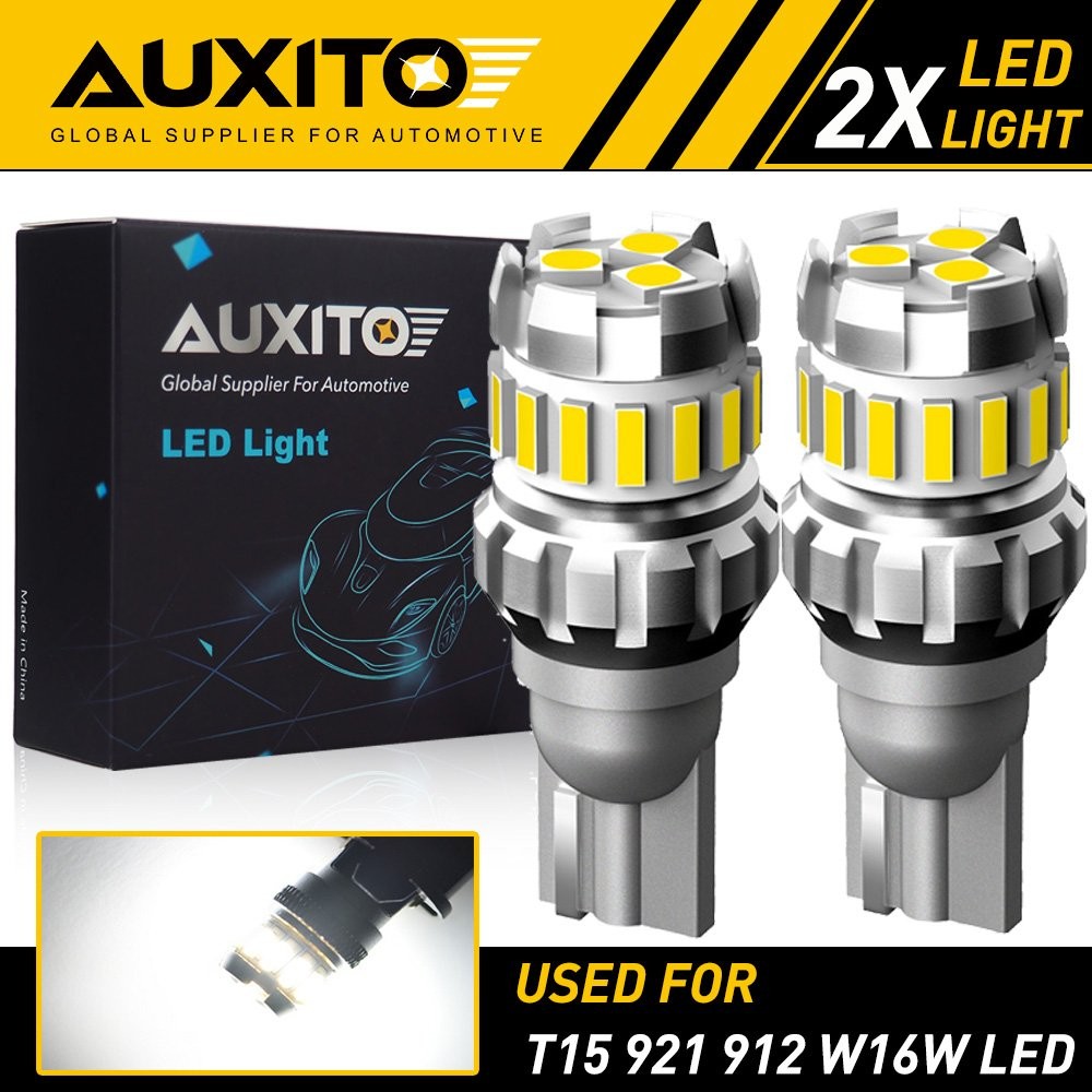 AUXITO 921 912 T15 Backup Reverse Lights LED 6500K White Bulb 2400LM Canbus EOA