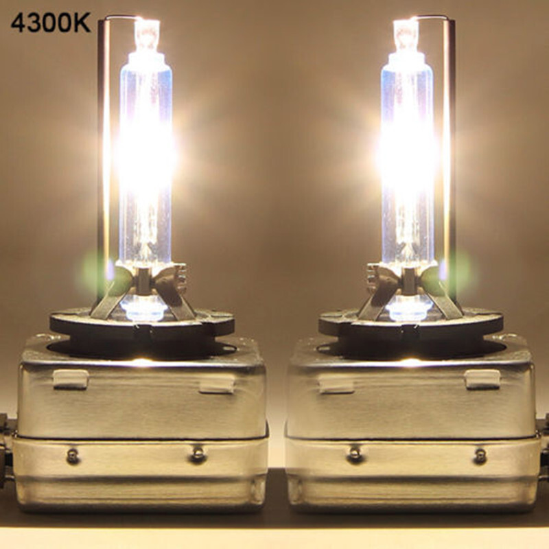 For Cadillac Escalade ESV EXT 2PCs HID Xenon Headlight Bulbs High/Low Beam 4300K