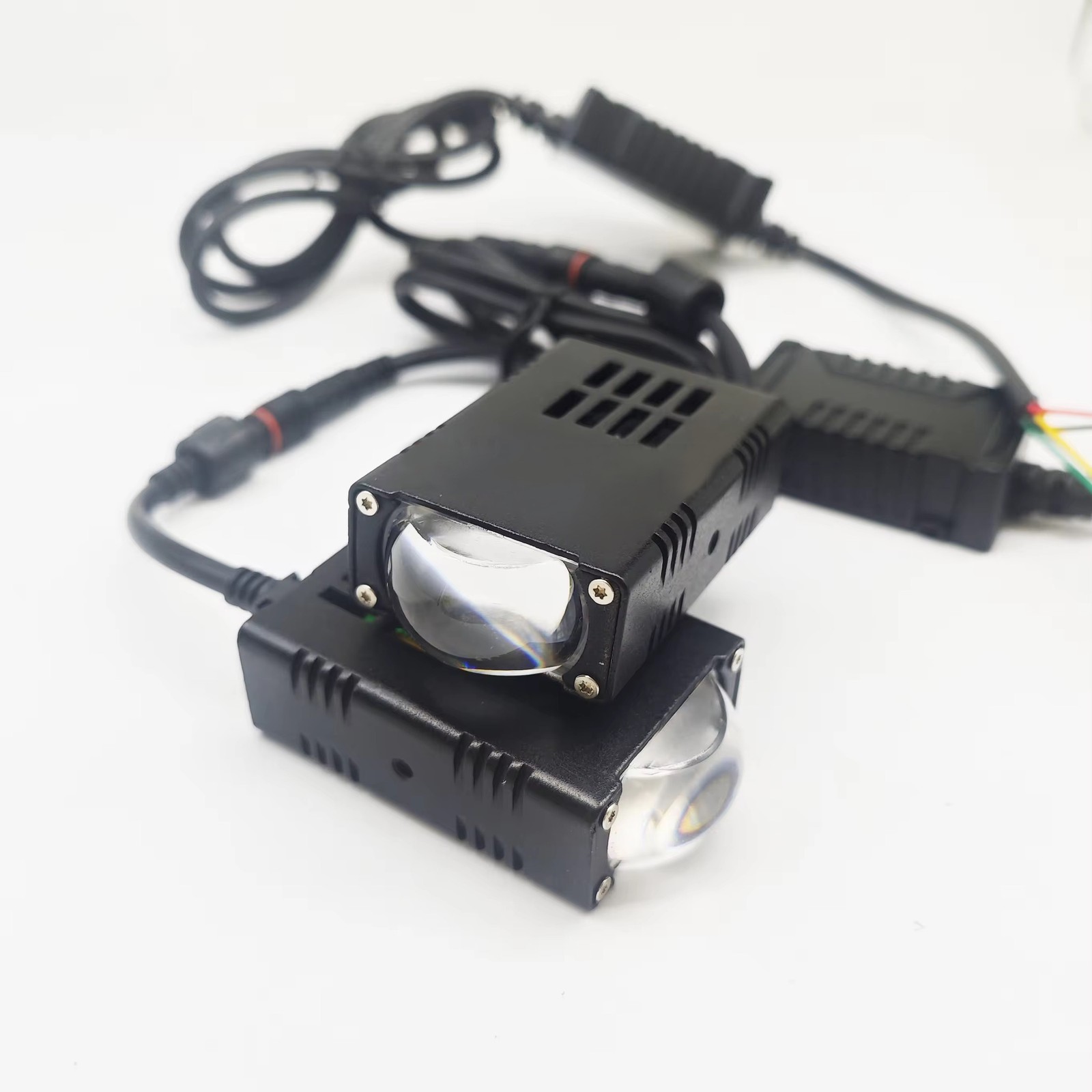 2PC 160W Grile LED Light Pods Car Front Headlight Motorcycle ATV UTV Projector