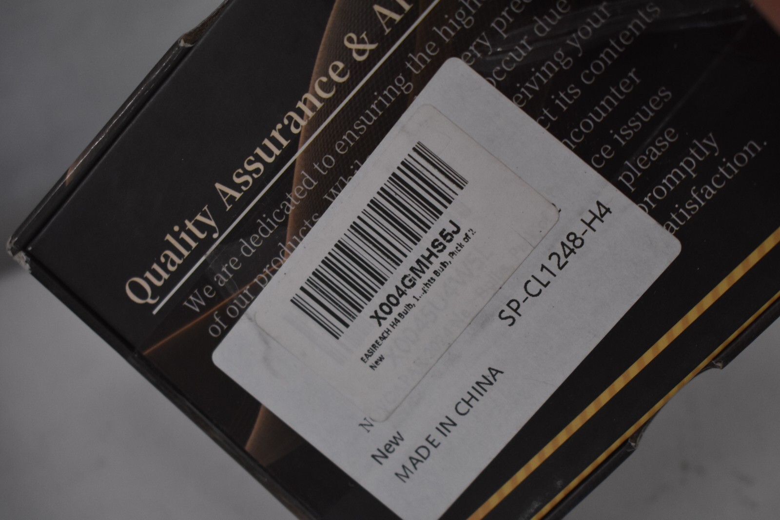 Easireach H4 Bulb 1:1 Real Size 40000LM H4/9003/HB2 Light bulbs 2 Pack 6500K