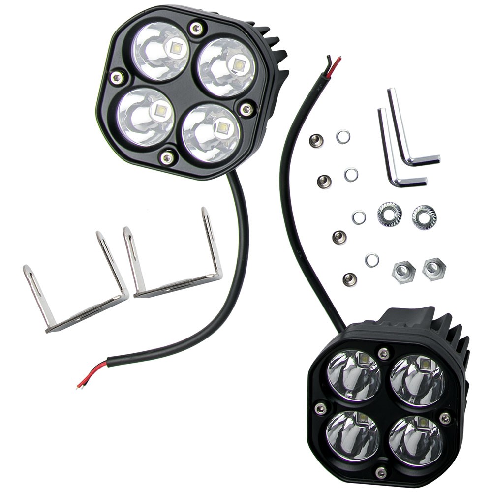 40W/pcs LED Pods Work Light Bar Spot Driving Fog Lamp Offroad for ATV Truck