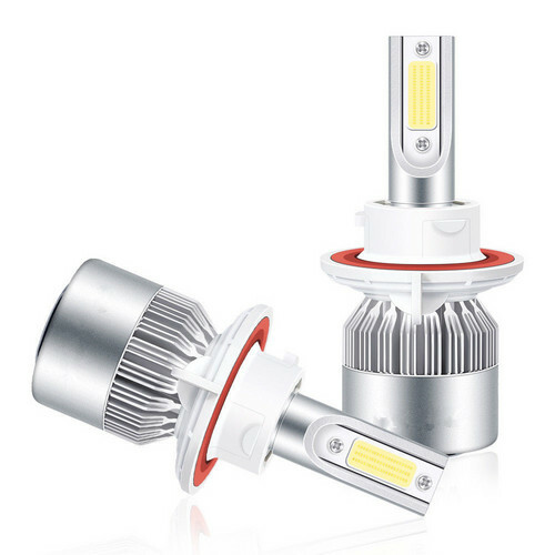 4pc 9008 H13 9145 Xenon White for Ford F-250 F-350 LED Headlights Fog Lights