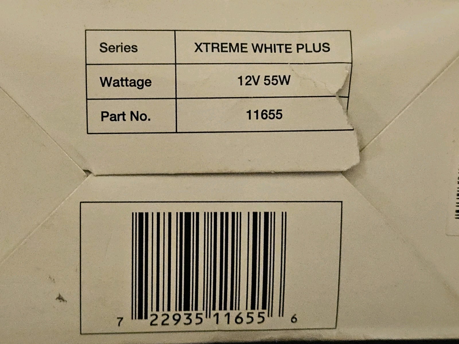 PIAA H1 Xtreme White Plus Halogen Bulbs 12V 55W=110W HE-307 Open Box NOS