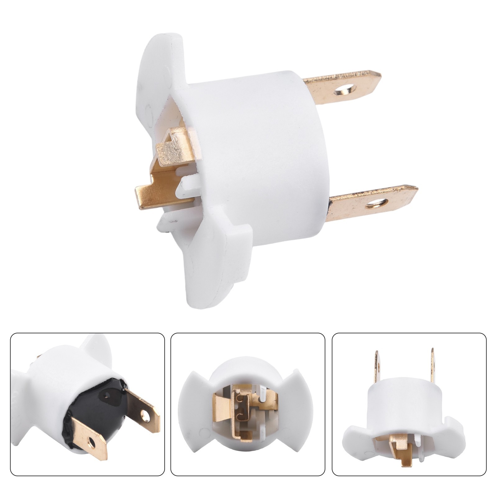 Bulb Socket Holder H1 Halogen Plastic Copper 33116-SD4-961 High Quality