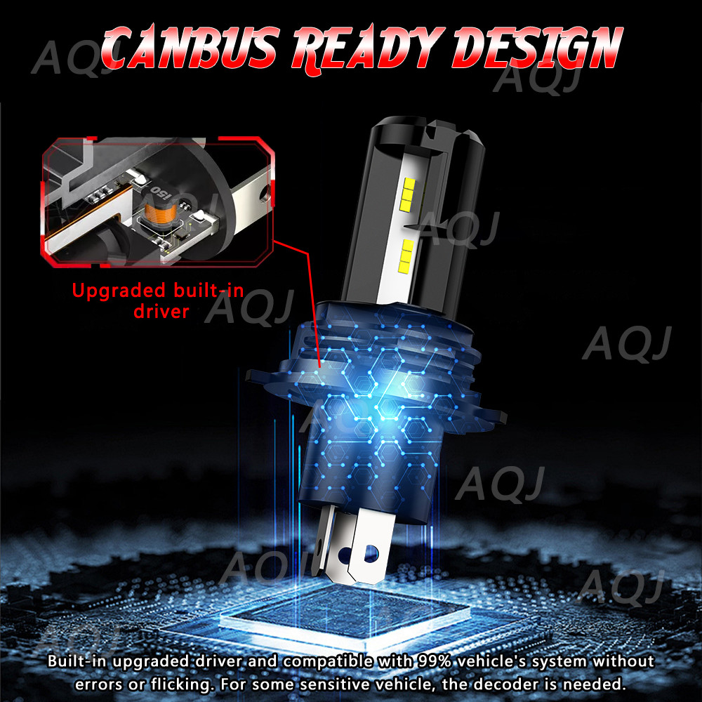 For Yamaha R1 LED HID 1998 1999 2000 2001 2002 2003 Headlight Bulb High Power