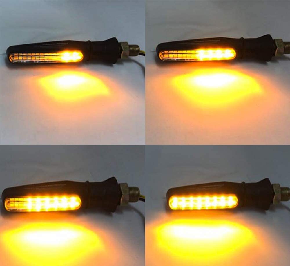 For Yamaha FZ09 MT03 MT07 R3 4xMotorcycle Indicators Flowing Turn Signal Lights