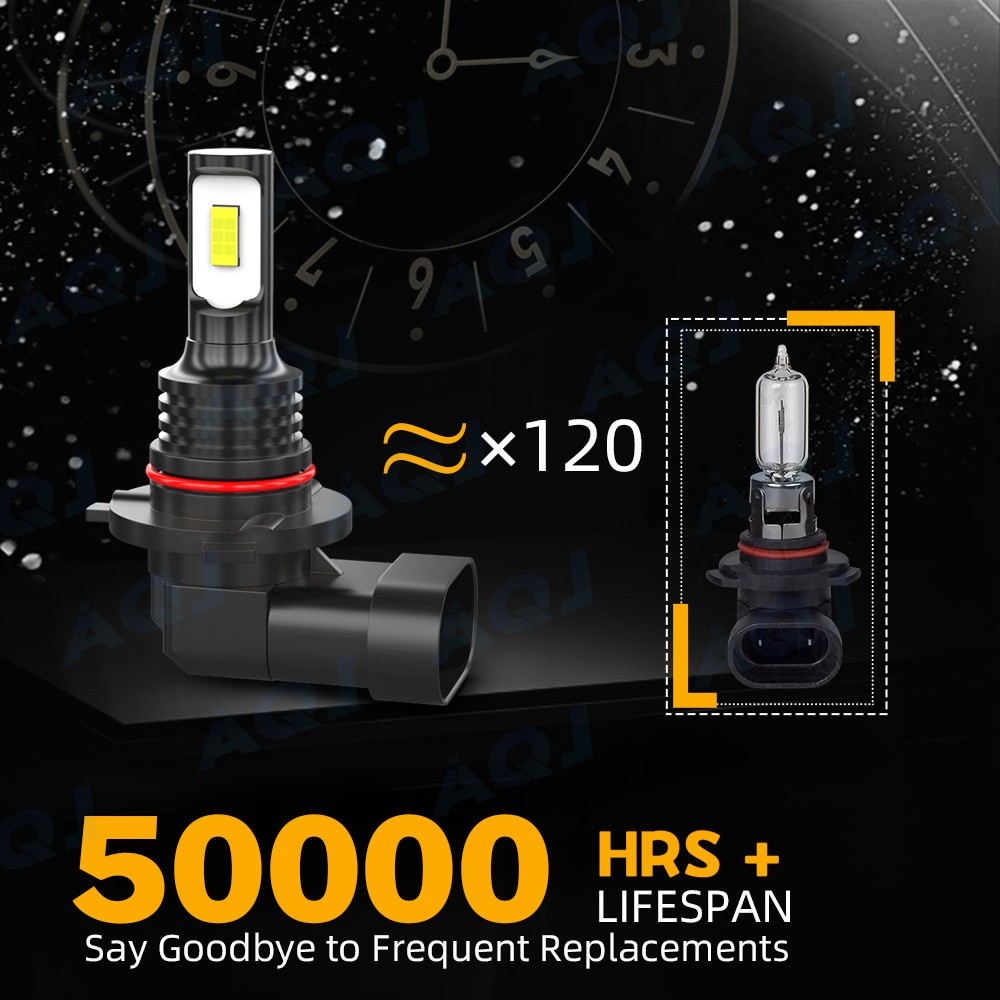 LED Headlight High/Low + Fog Bulbs For Mitsubishi Montero 2001-2006 White/Yellow
