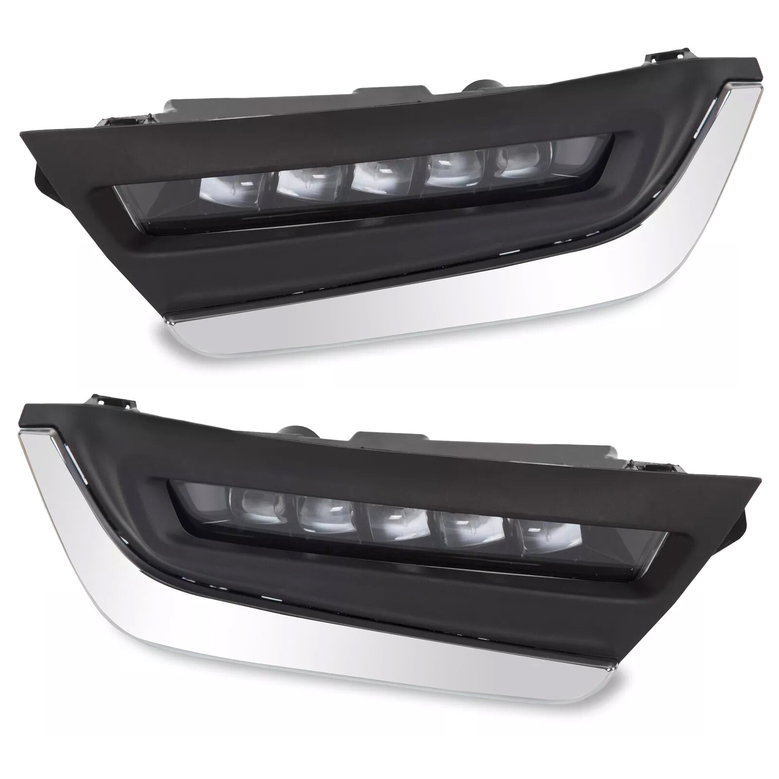 LED Daytime Running Light Fog Lamps Pair LH+RH For 2017 2018 2019 Honda CRV CR-V