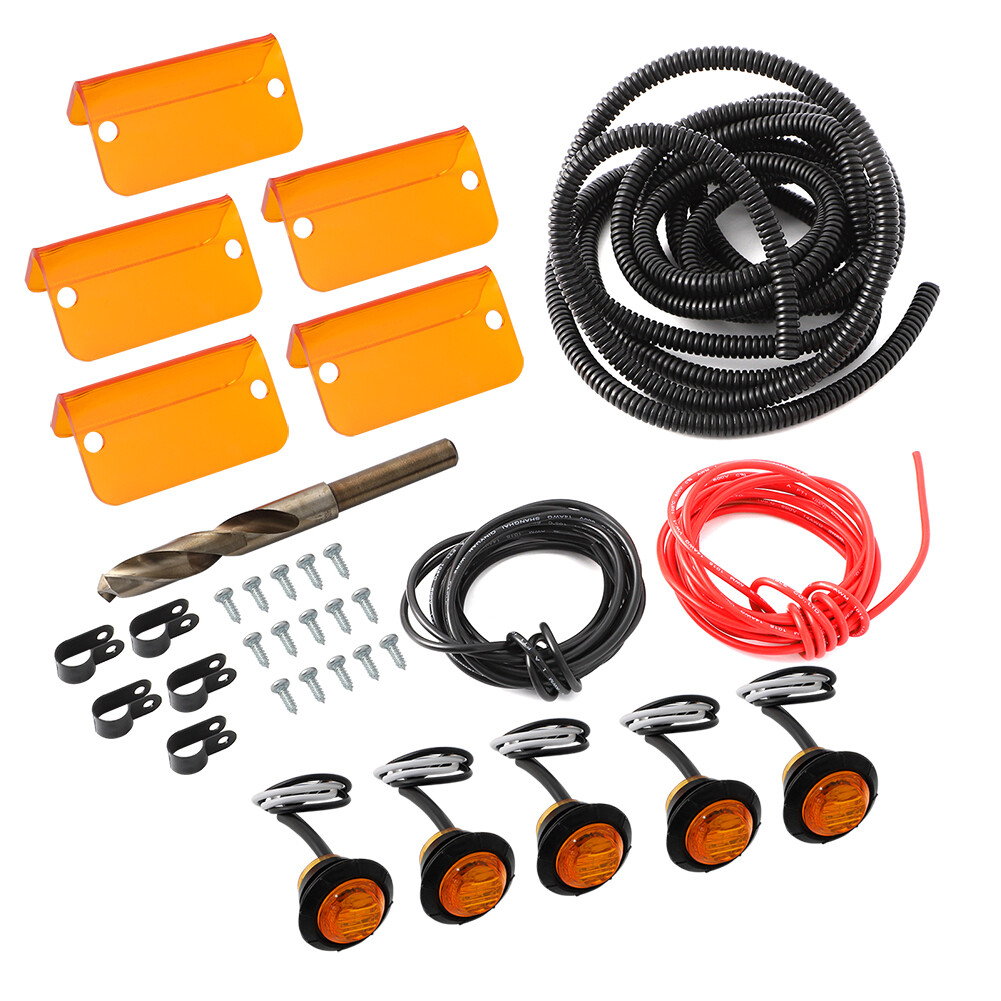 SUV LED Orange Amber LED Upgrade Kit! Includes New Lens Lenses + LEDs + Wiring