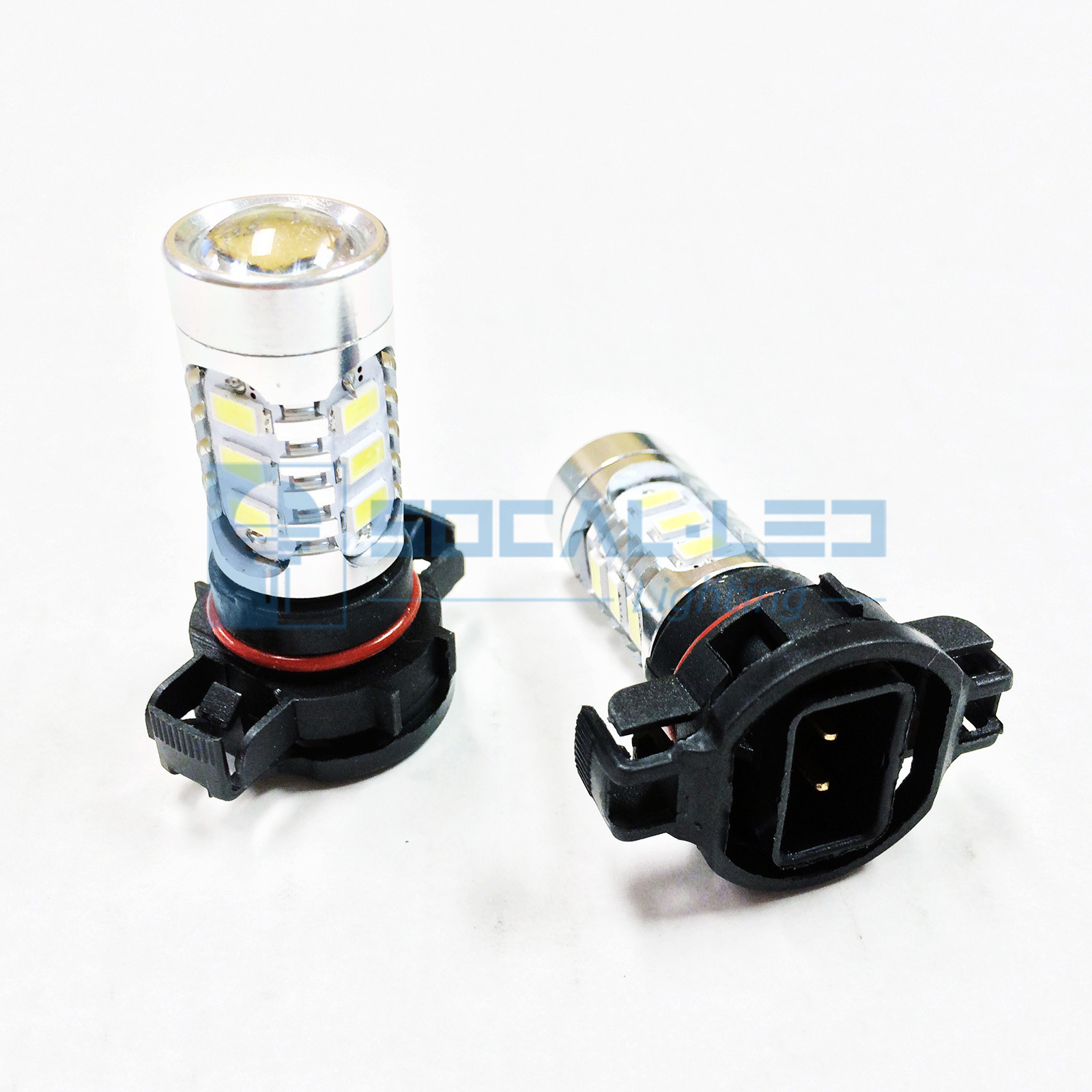 2x Dark Blue H16 5202 LED Fog Light Bulbs 15W SMD 5730 High Bright Daytime DRL