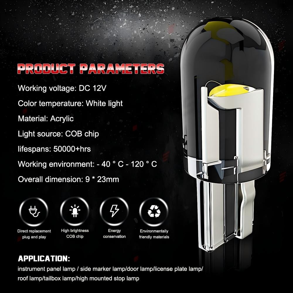 Brand-new Gauge Cluster Lights Bulbs WHITE For Ford 70 72 F100 F250 F350 Truck