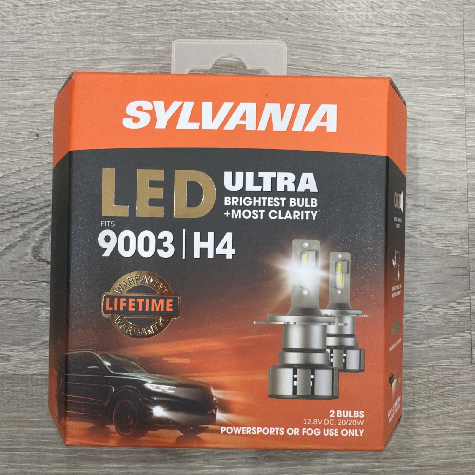 Sylvania 9003 H4 LED ULTRA Headlight Bulbs SUPER BRIGHT Lifetime Warranty NEW🔥