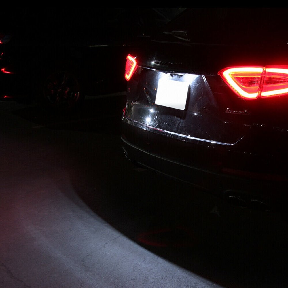 2 LED License Plate Light For Fiat Dodge Jeep Maserati 6000K 1480LM Super Bright