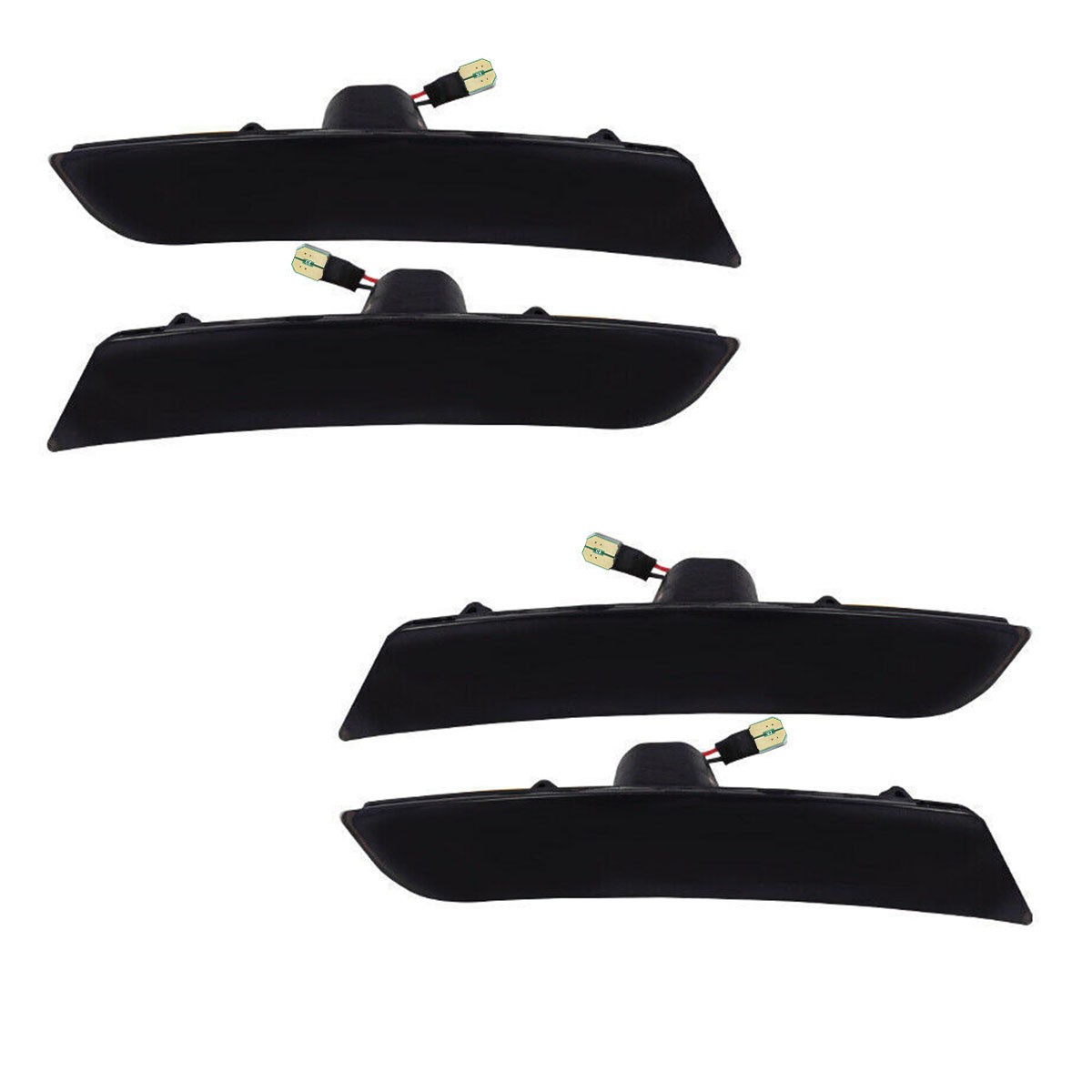 4X LED Side Marker Lights Front Rear Set for Chevy Camaro LS LT SS ZL1 2016-2022