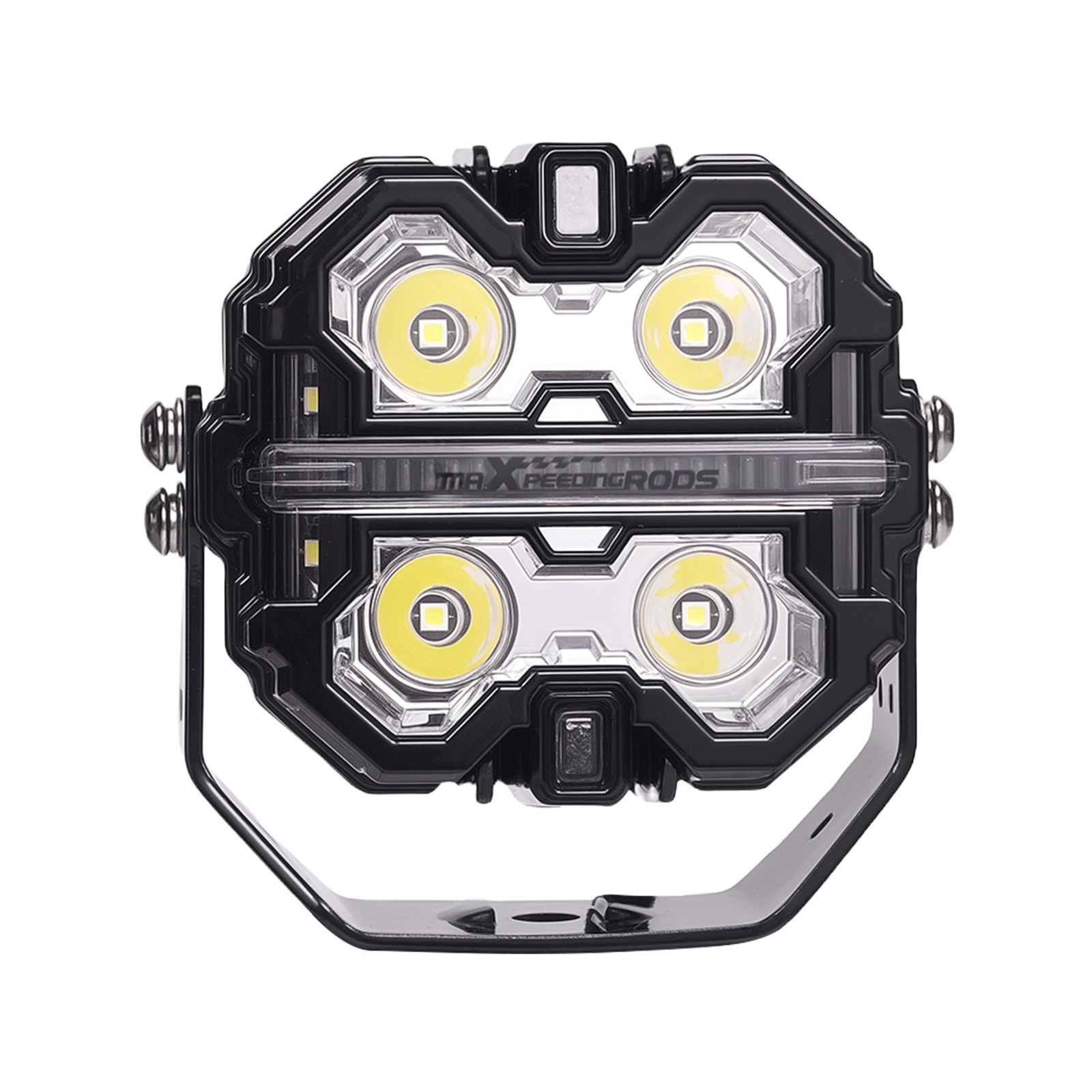 Off Road LED Light Pods 3.5″ Aluminum Housing Spot Beam Side Shooter IP68 160W