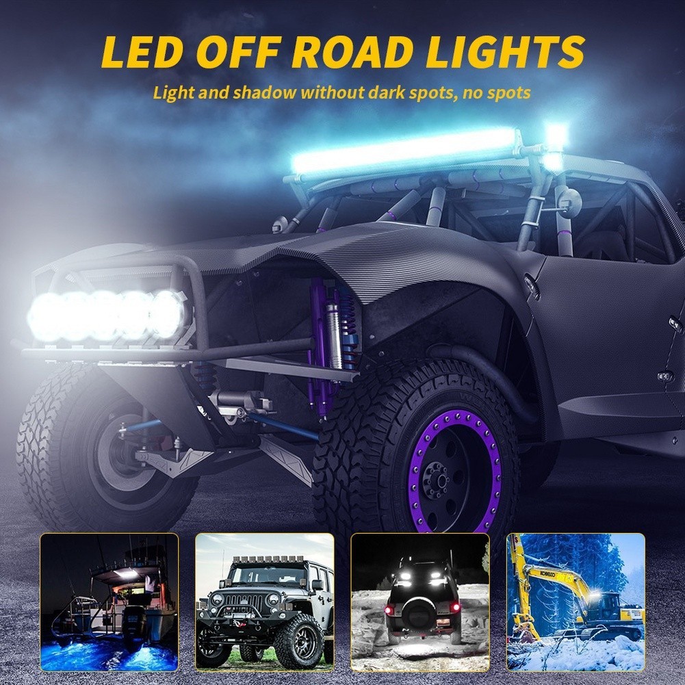Fog Lamp LED Work Light 16 LED Array Aluminum Housing Off-road Driving