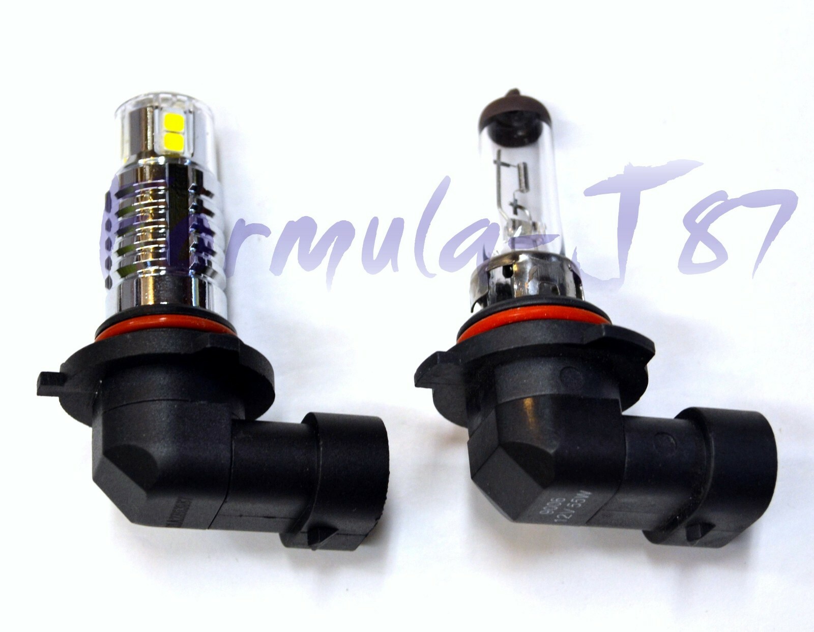 LED 20W H12 9055 White 6000K Two Bulbs Fog Light Replacement Plug Play Upgrade