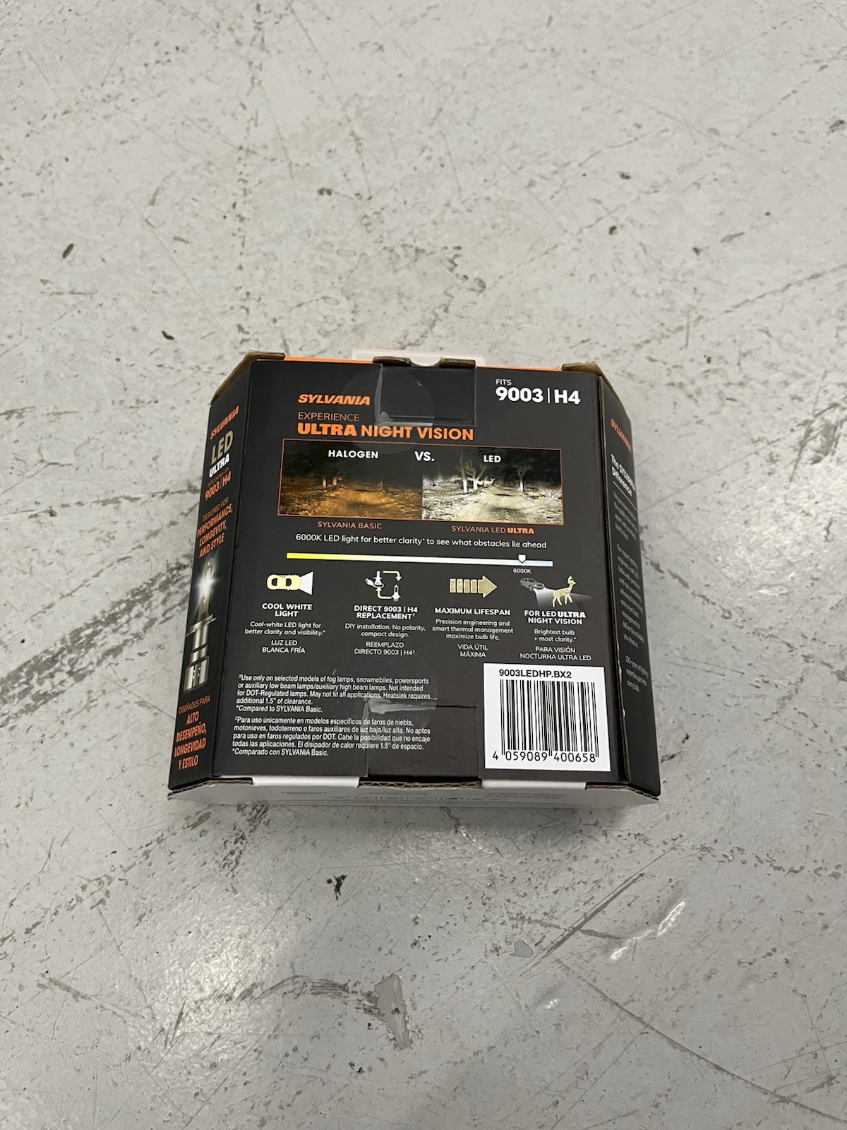 Sylvania 9003 H4 LED ULTRA Headlight Bulbs SUPER BRIGHT Lifetime Warranty NEW