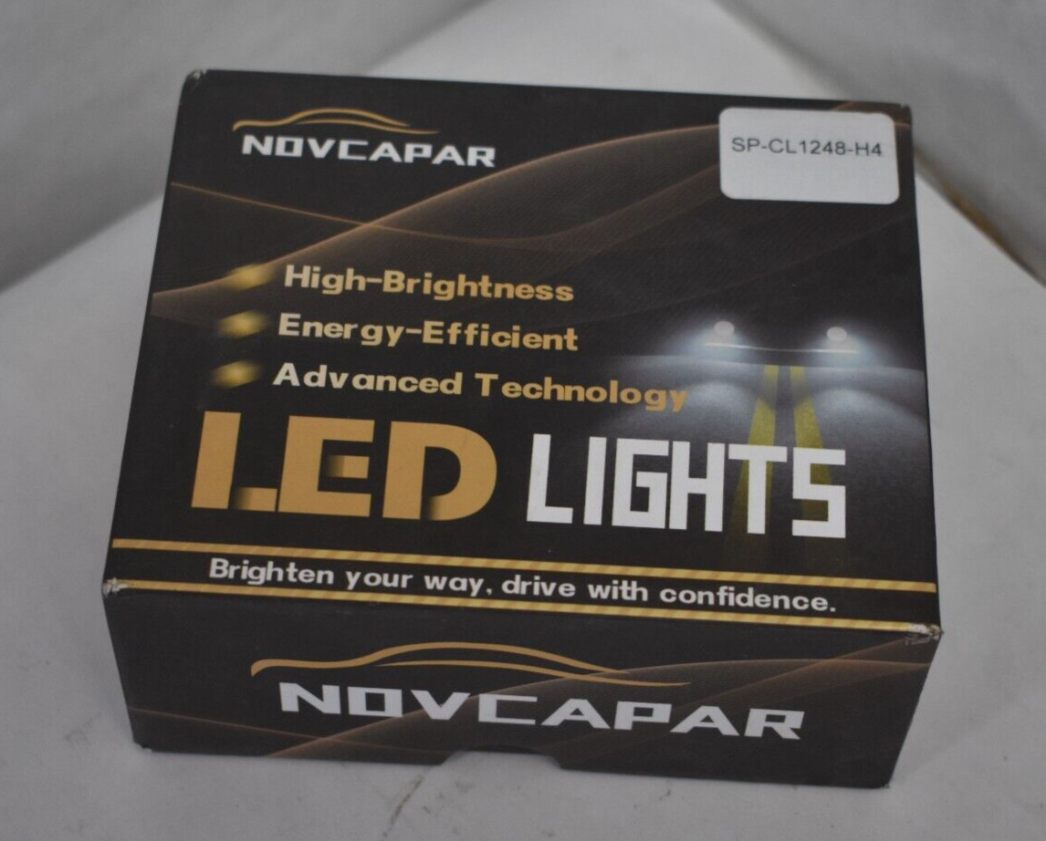 Easireach H4 Bulb 1:1 Real Size 40000LM H4/9003/HB2 Light bulbs 2 Pack 6500K