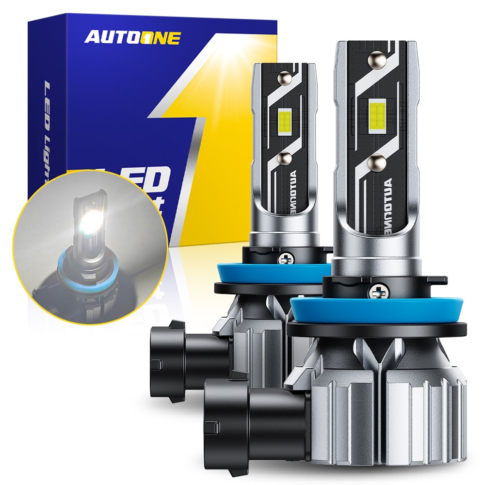 H9 H11 LED Headlight KIT Bulb 6500K Hi&Low Beam Super Bright White H8 FOG Lamps