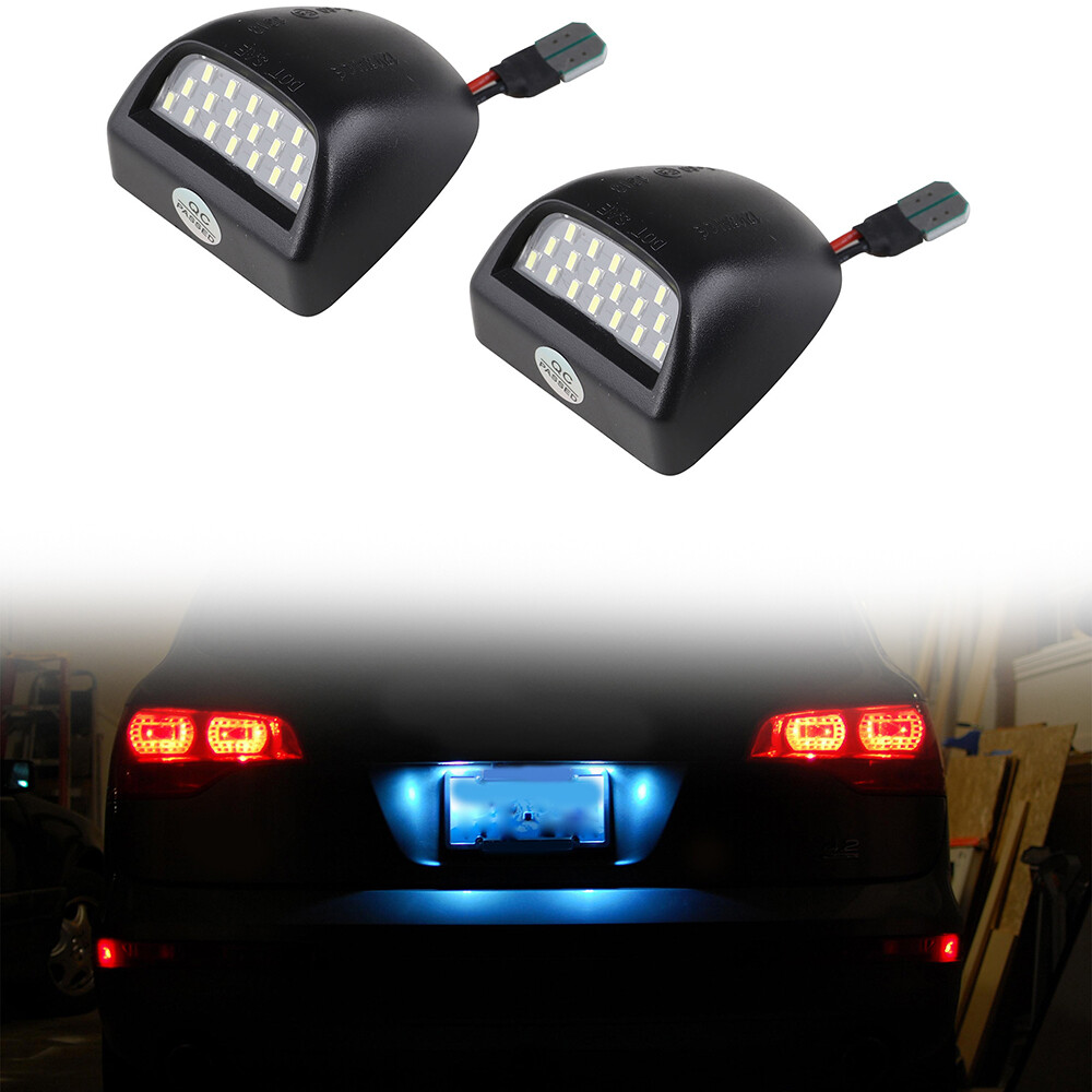 2Pack LED License Plate Light Lamp Direct Fit License Plate Light Assembly New