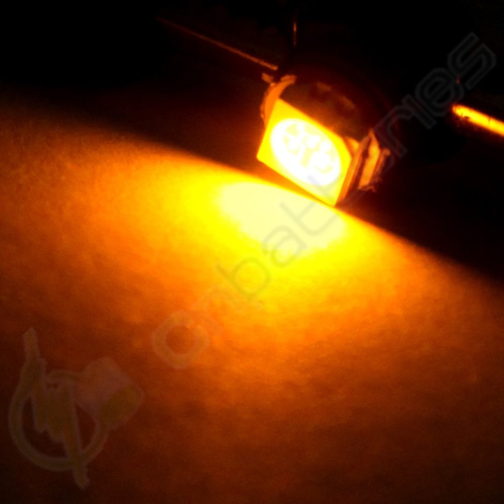 10x White Led Bulbs T10 168 194 Instrument Cluster Dash Spread Light For Honda