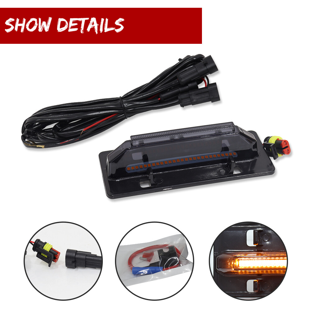 Front Grille Lights for Ford F150 2021 2022 2023 XL XLT Led Grill Amber Lights