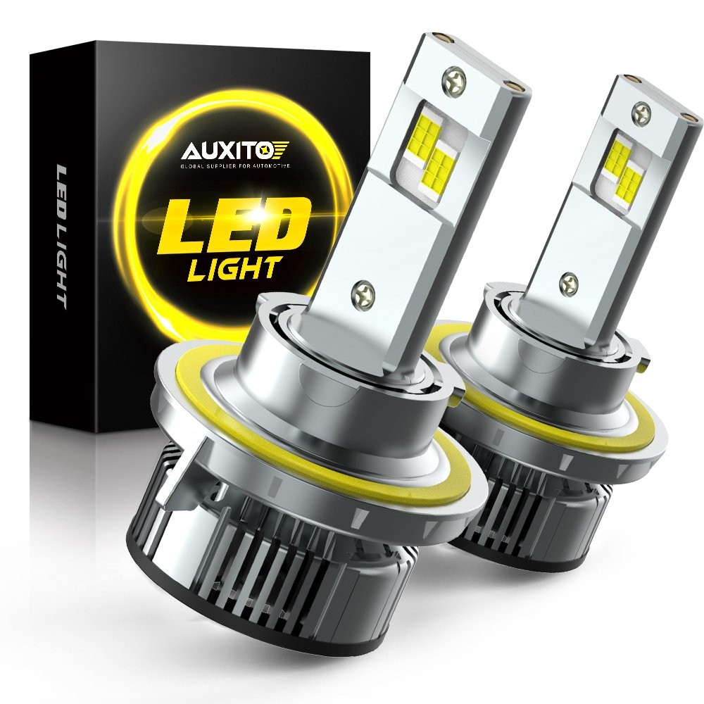 2-20X AUXITO 9008 H13 LED Headlight Bulb Hi Low Beam 6500K White Lamp Canbus Y19