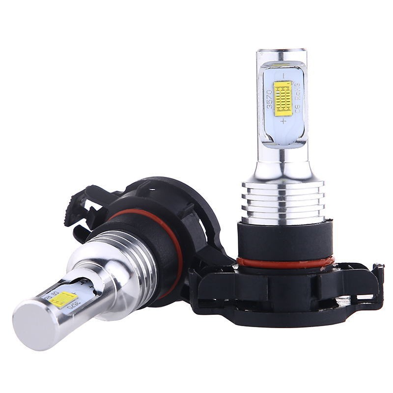 2Pcs H16 5201 5202 Super Bright LED Fog Daytime Running Light Bulbs Xenon White