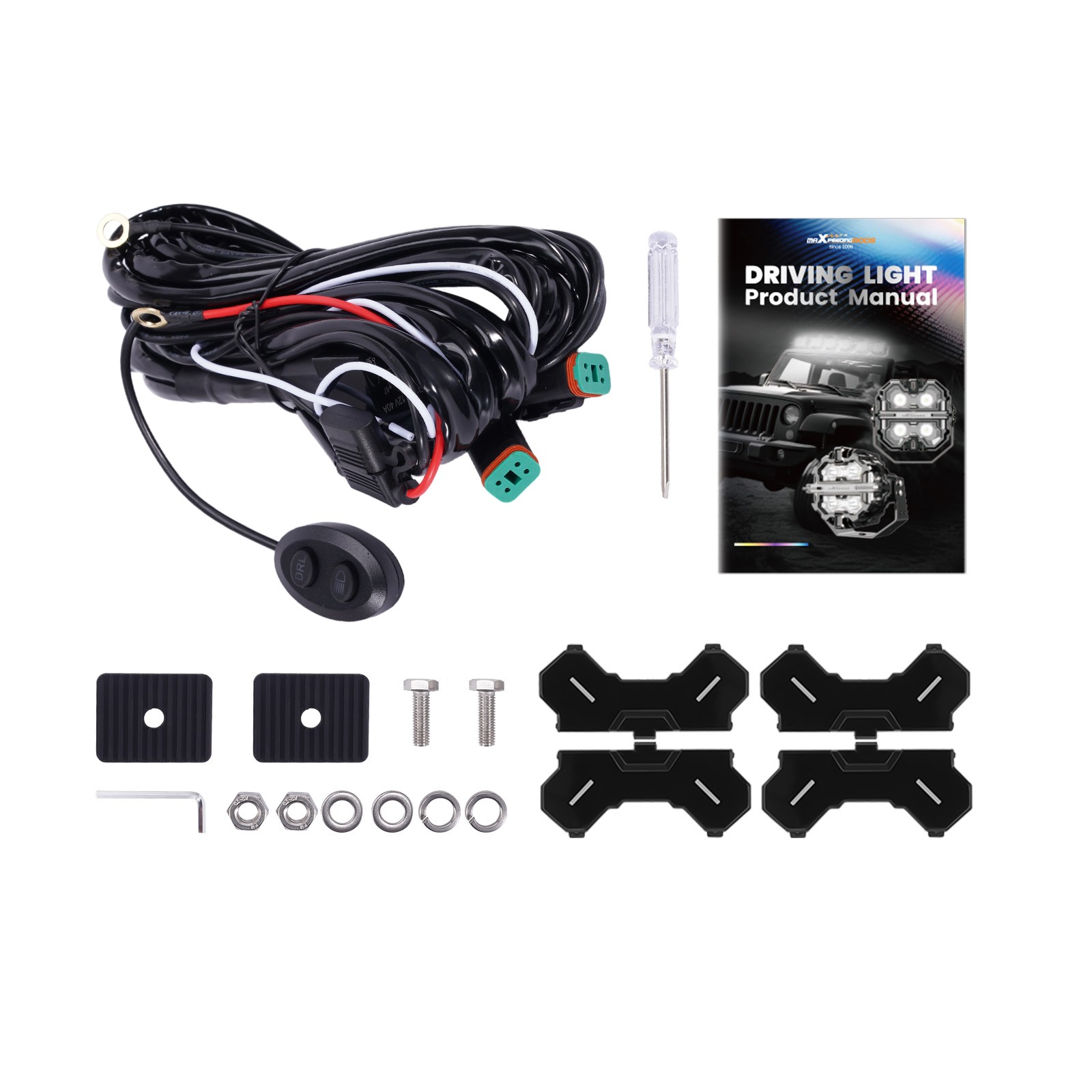 3.5″ LED Pod Lights 160W Spot Beam Side Shooter Driving Auxiliary Light DRL