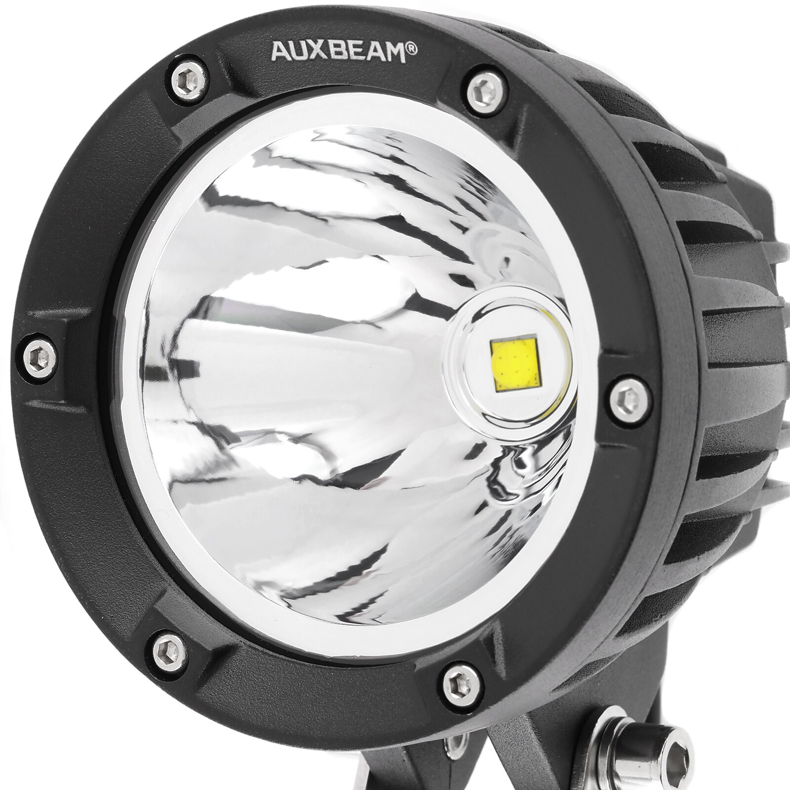 AUXBEAM 4″ Inch LED Work Light Bar Spot Driving Fog Pods Offroad ATV Boat Trucks
