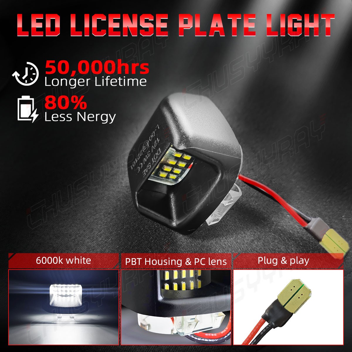 2X New 18 LED License Plate Light Lamp For Nissan Xterra 2007-2015