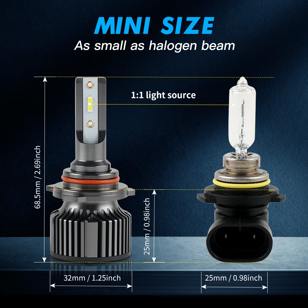 2x 9006 LED Fog Light Bulbs Kit 6000K for Lexus ES350 2007-2012 Bright White HB4