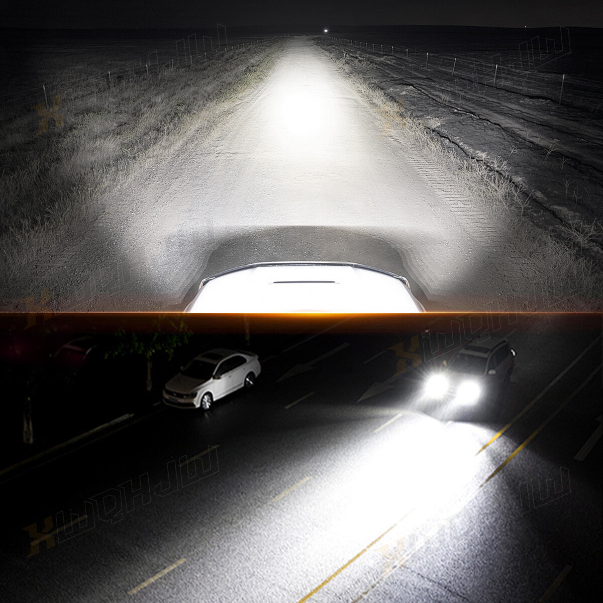 XWQHJW 5202 H16 LED Bulbs For Fog Light Driving Lamp