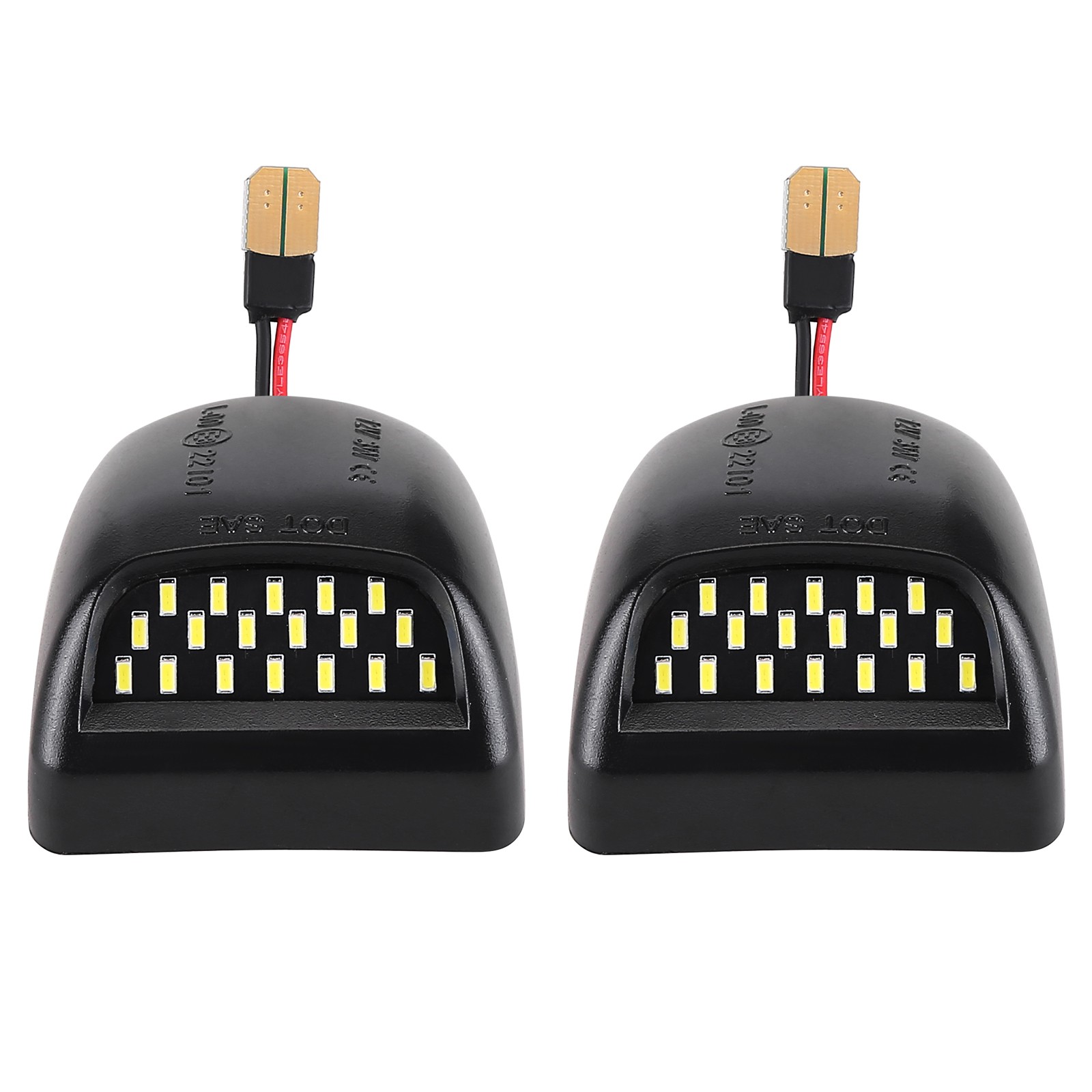 2pcs 12V Car License Plate Lights 18 LED for Chevrolet Pickup GMC 22794700