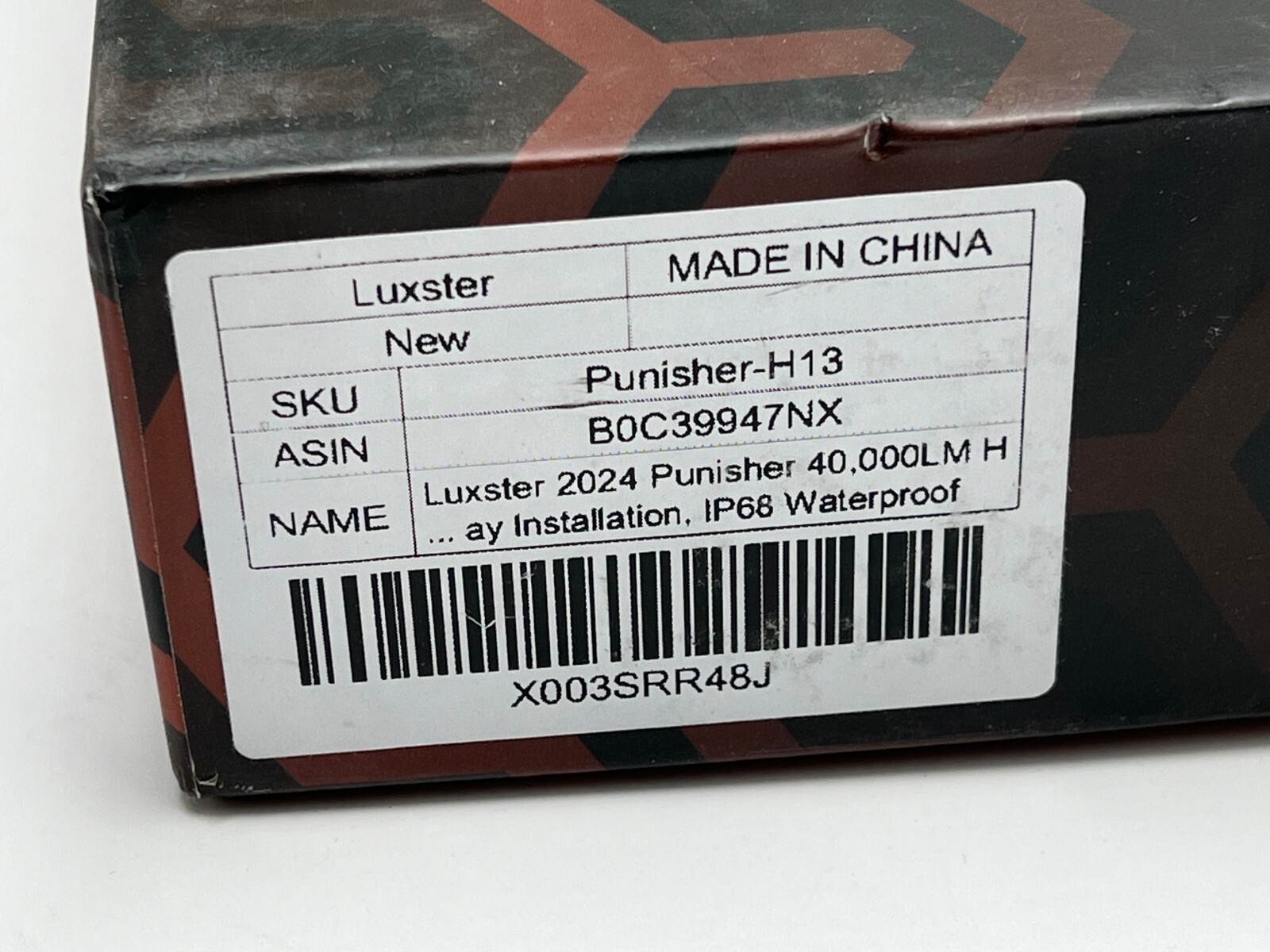 (QTY 2) Luxster ‎Punisher-H13 40,000LM H13 2024 LED Bulbs IP68 Waterproof