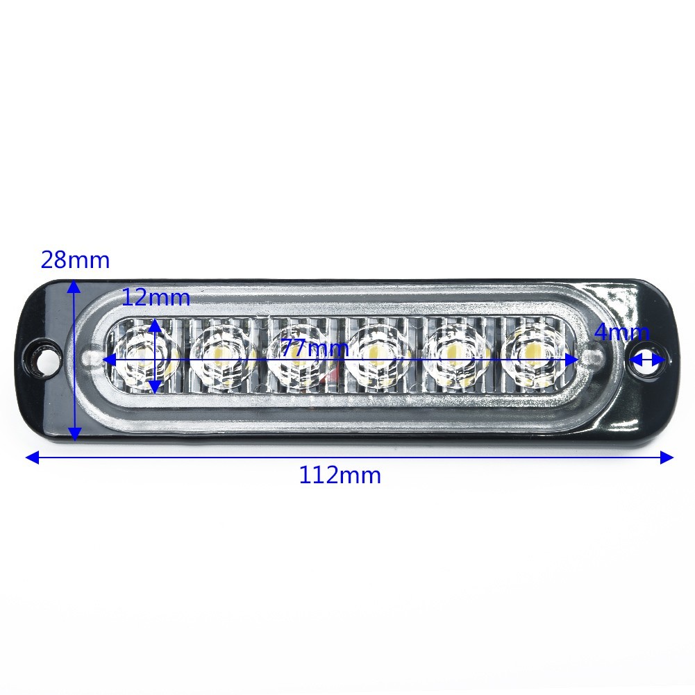 DC 12V-24V LED Work Light Bar Floods Spot Offroad Car SUV Driving Fog Lamp Set