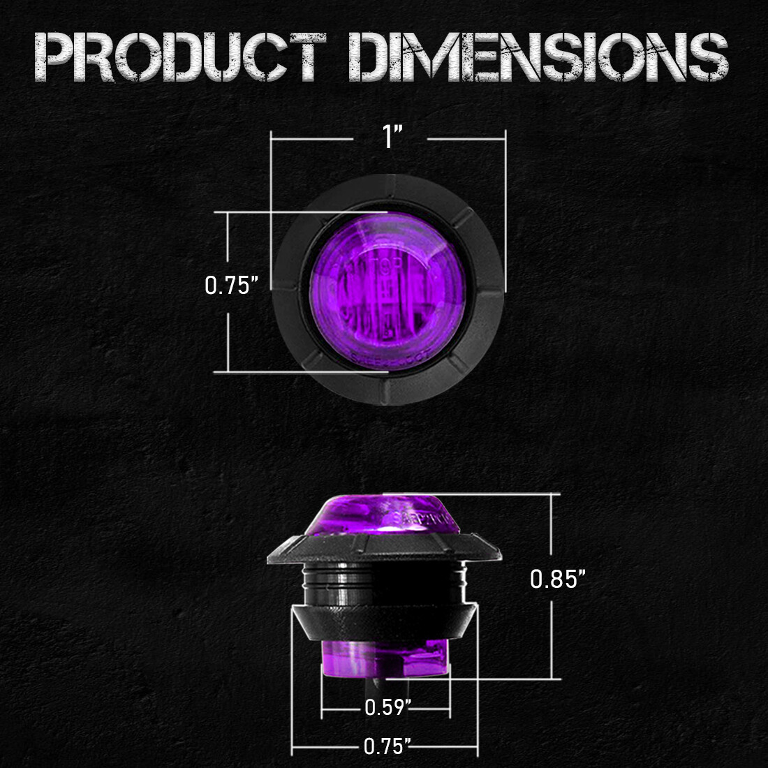 Purple LED Rock Light 20 Pods Lights For JEEP Off Road Truck Car ATV Under Body