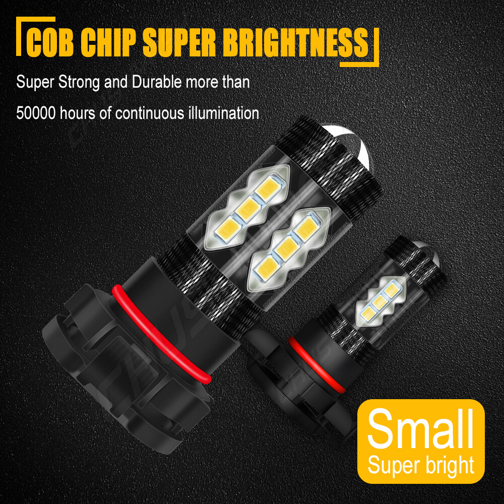 Pair 160W Fog Lights For DODGE Grand Caravan 2010-2019 3000K Yellow LED Bulbs