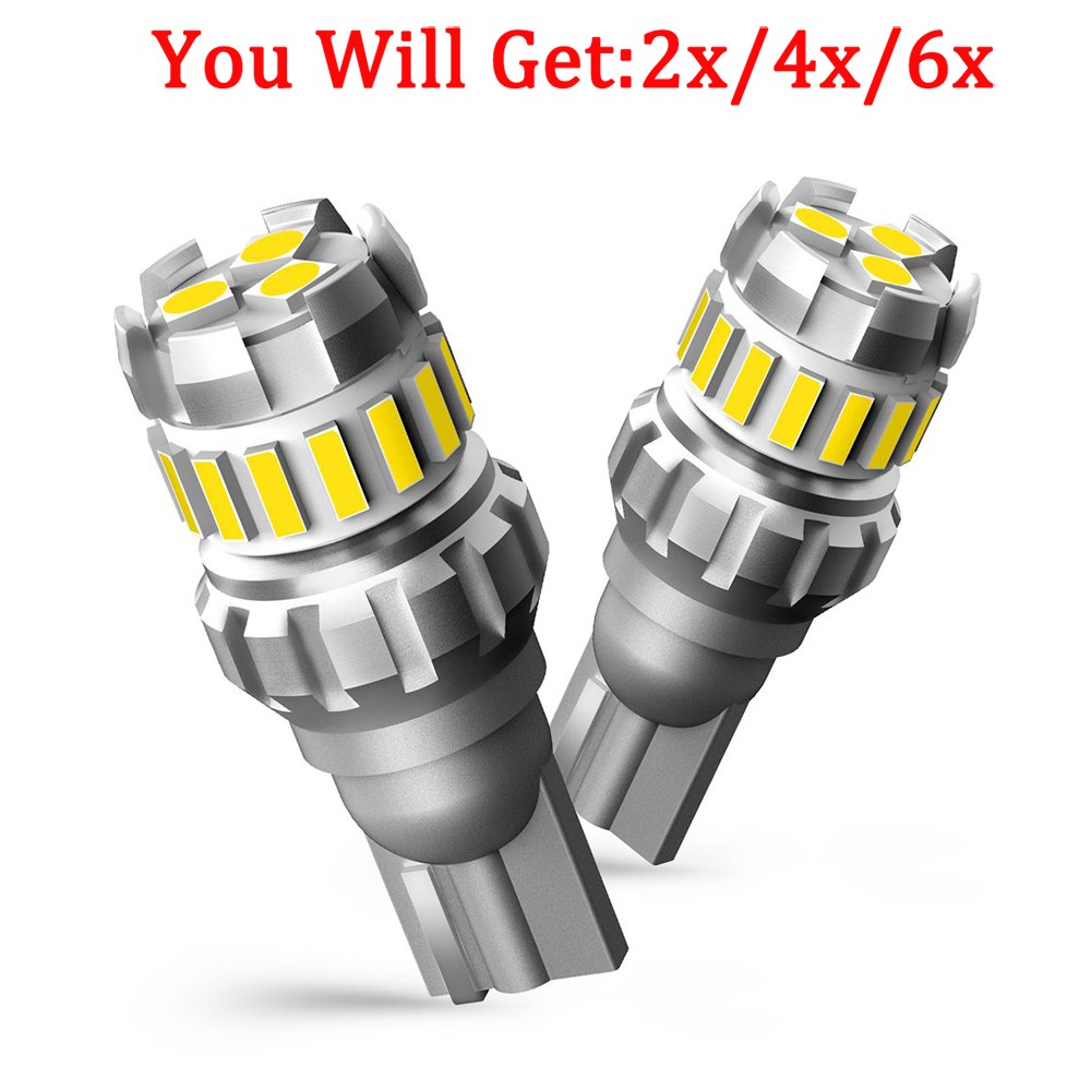 AUXITO T15 921 LED Reverse Backup Light Bulb 6500K Super Bright White T16 2-6X