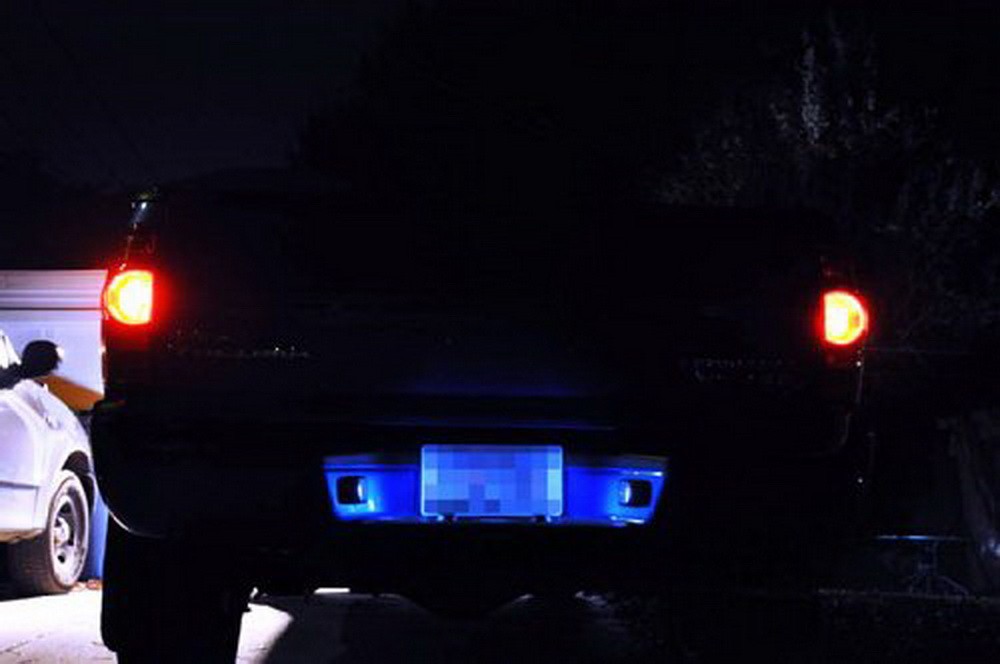(2) Ultra Blue 1.50″ 16-SMD 6418 C5W LED Bulbs For Car License Plate Lights