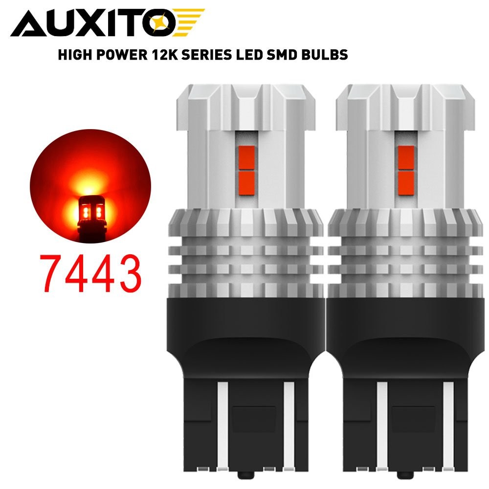 2x Bright Red Bulb 7443 7440 LED Brake Stop Lights for Toyota Corolla 2009-2019